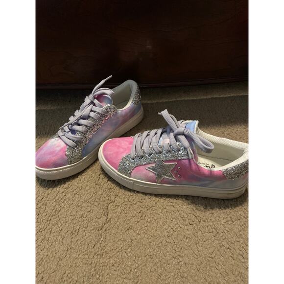 Hey Girl by Corkys Women’s Shoe Size 6 tie dye supernova sneakers - Picture 4 of 8